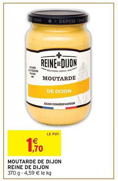 MOUTARDE DE DIJON REINE DE DIJON