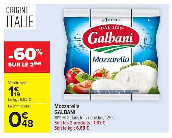 Mozzarella GALBANI