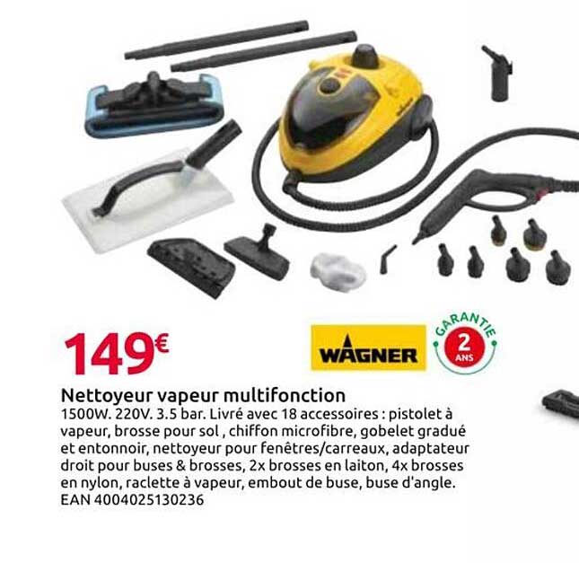 Nettoyeur vapeur multifonction