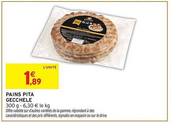 PAINS PITA GECCHLE