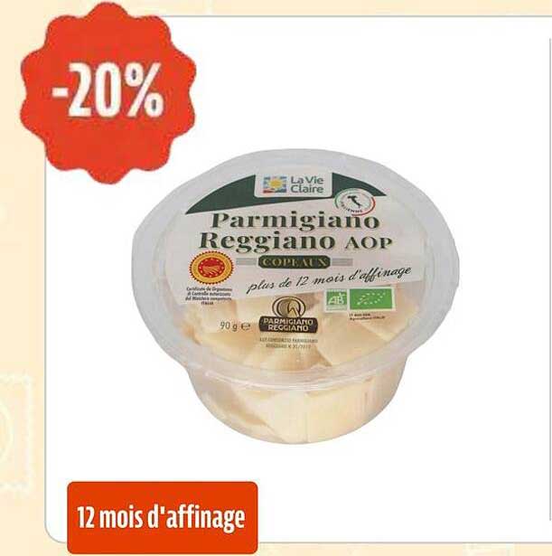 Parmigiano Reggiano AOP Coppato - 12 mois d'affinage