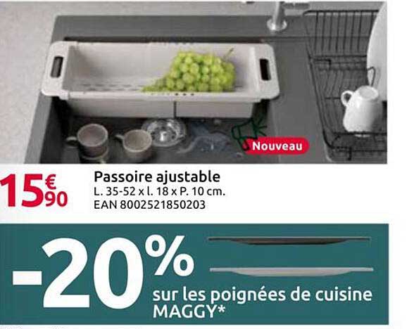 Passoire ajustable