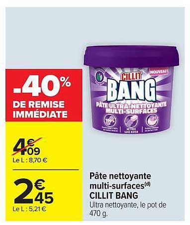Pâte nettoyante multi-surfaces(d) CILLIT BANG