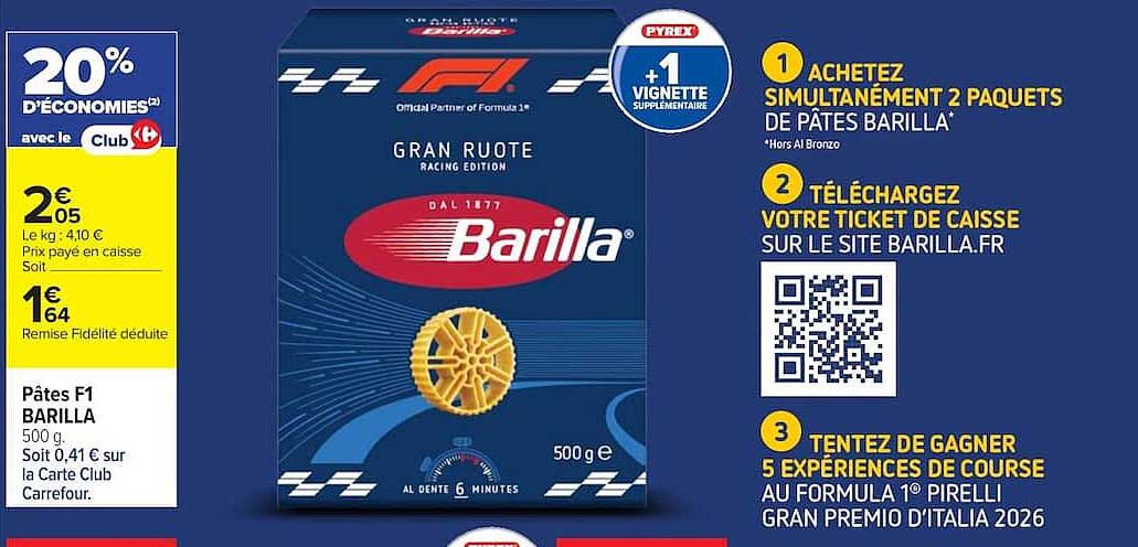 Pâtes F1 BARILLA 500 g