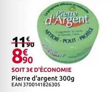 Pierre d'argent 300g