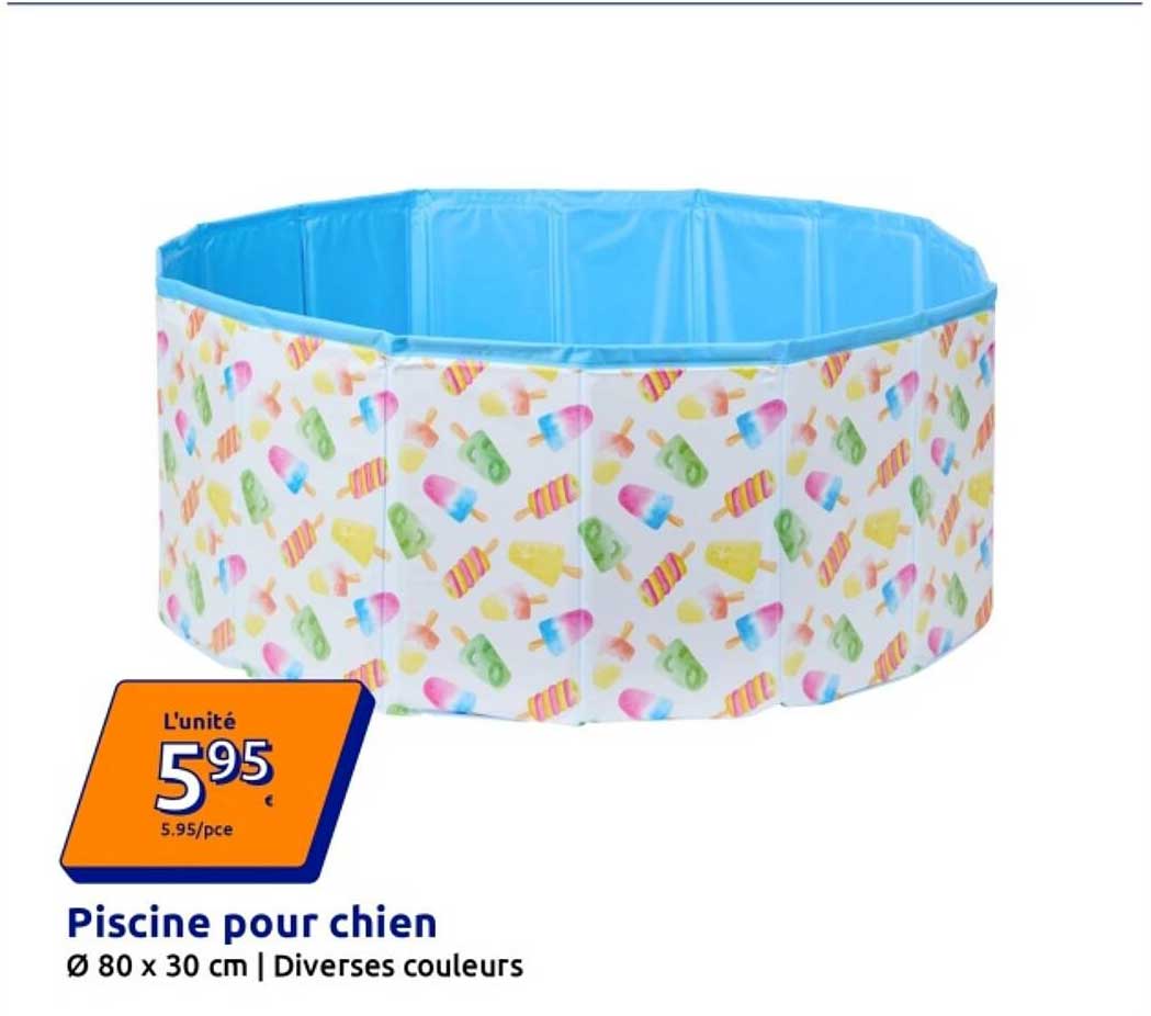 Piscine pour chien Ø 80 x 30 cm | Diverses couleurs