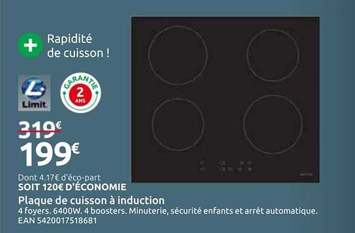 Plaque de cuisson à induction