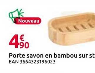 Porte savon en bambou sur st