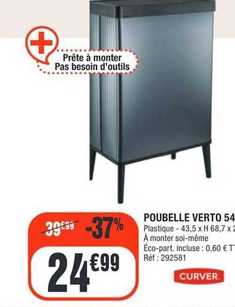 POUBELLE VERTO 54