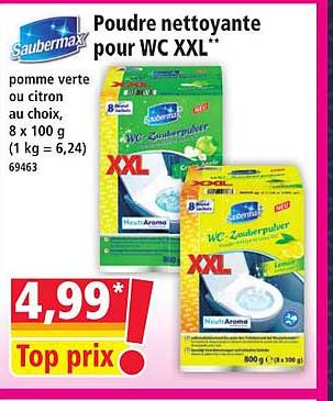 Poudre nettoyante pour WC XXL**