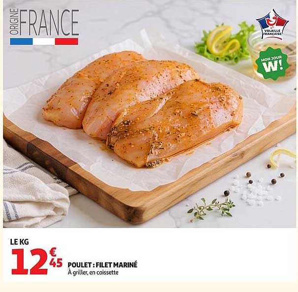 POULET : FILET MARINÉ