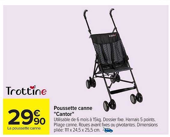 Poussette canne "Cantor"