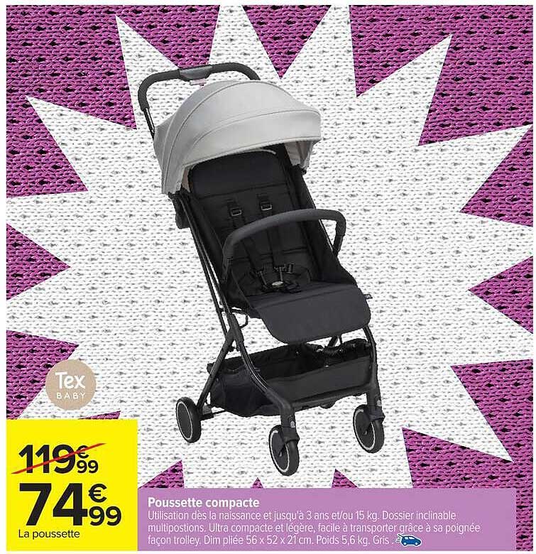 Poussette compacte