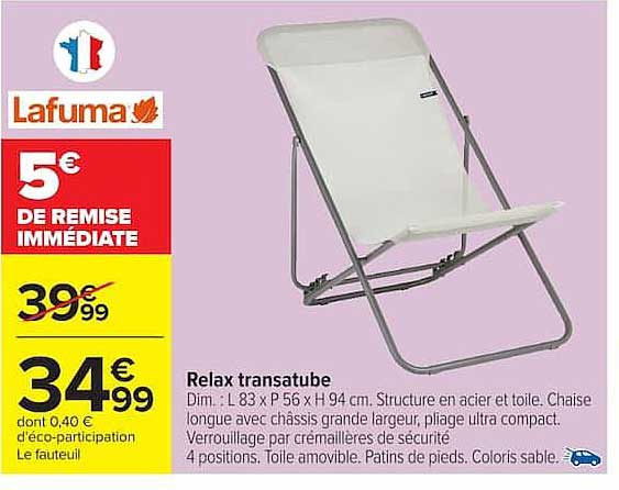 Relax transatube