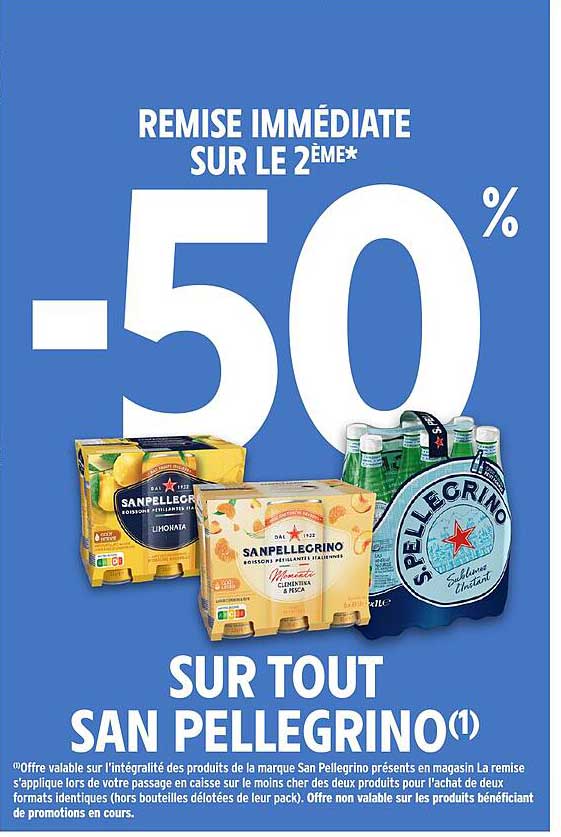 REMISE IMMÉDIATE SUR LE 2ÈME*