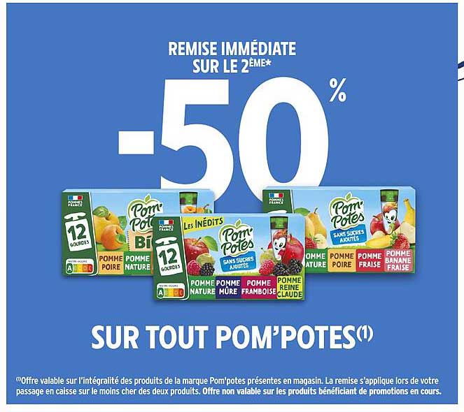 REMISE IMMÉDIATE SUR LE 2ÈME*