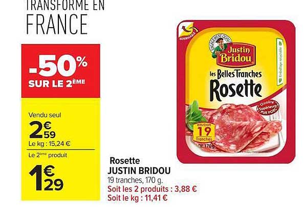 Rosette JUSTIN BRIDOU