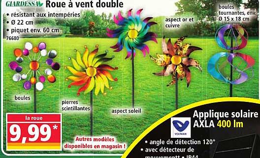 Roue à vent double