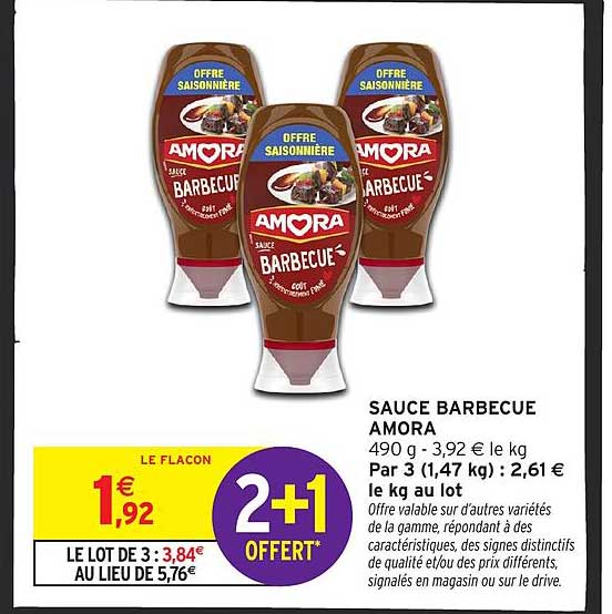 SAUCE BARBECUE AMORA