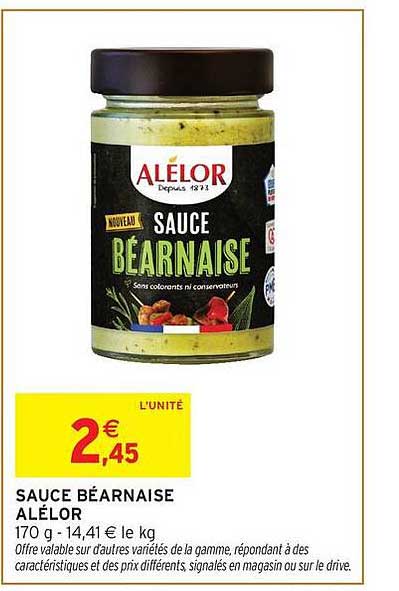 SAUCE BÉARNAISE ALÉLOR