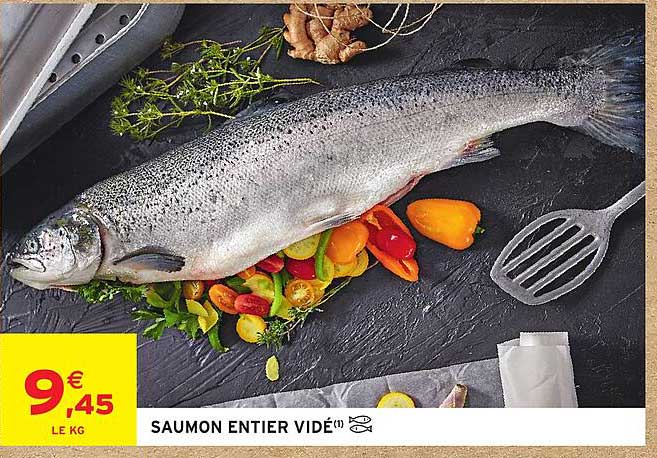 SAUMON ENTIER VIDÉ(1)