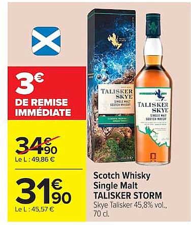 Scotch Whisky Single Malt TALISKER STORM