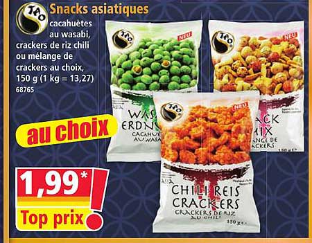 Snacks asiatiques