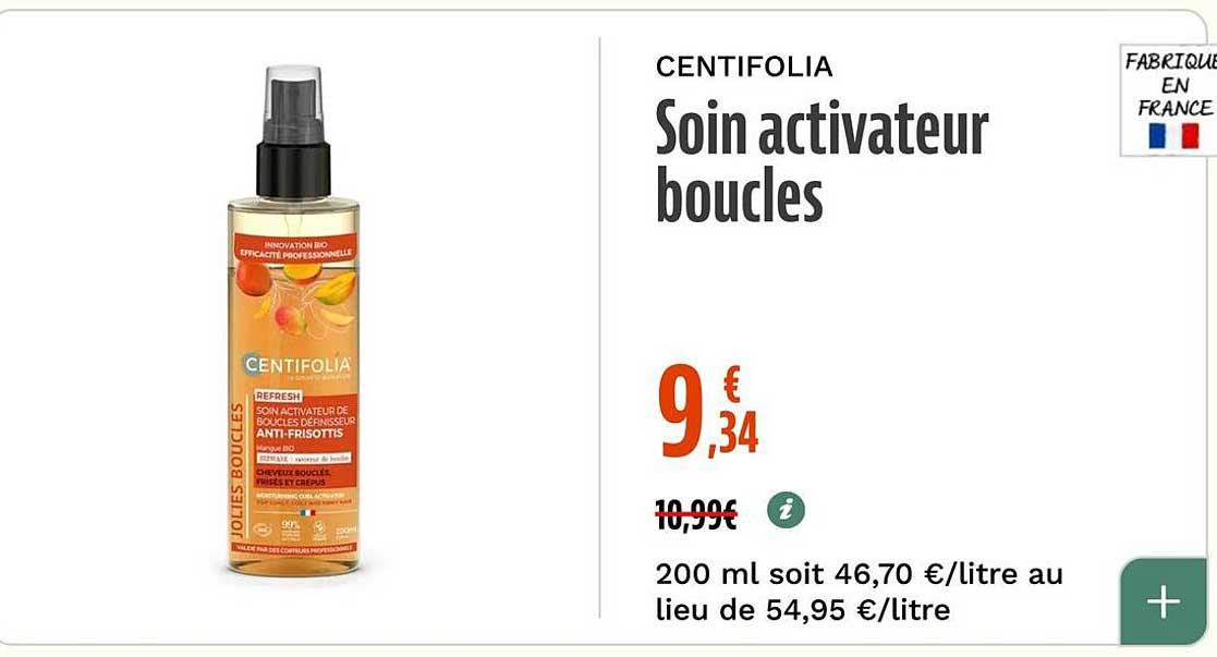 Soin activateur boucles