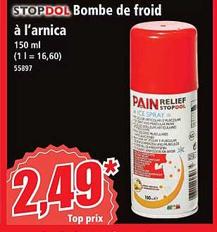 STOPDOL Bombe de froid à l’arnica
