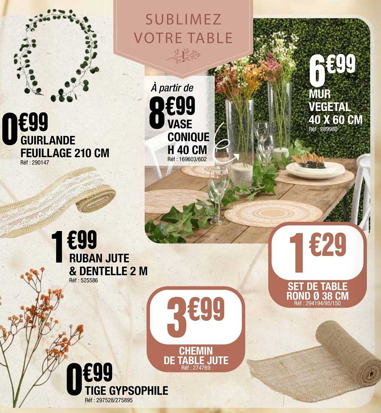 SUBLIMEZ VOTRE TABLE
