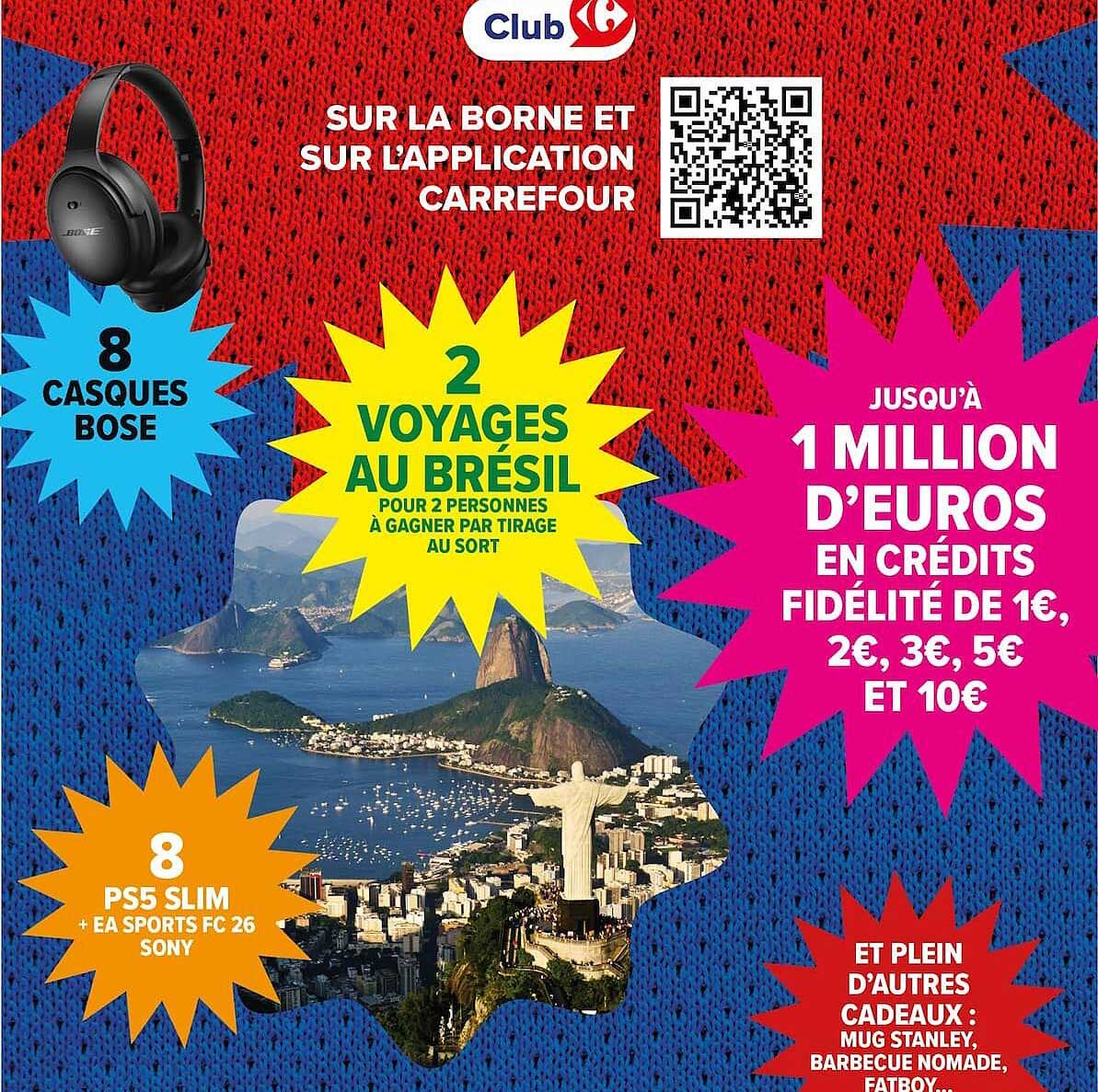SUR LA BORNE ET SUR L’APPLICATION CARREFOUR