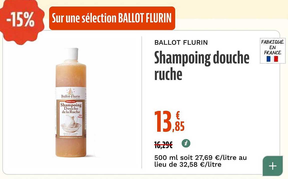Sur une sélection BALLOT FLURIN