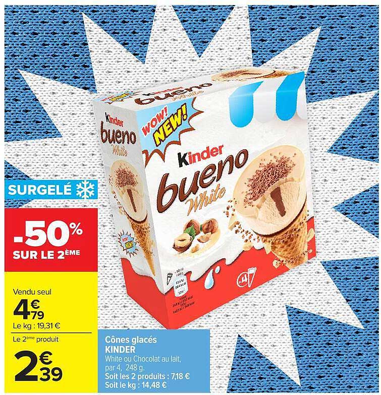 SURGELÉ -50% SUR LE 2ÈME