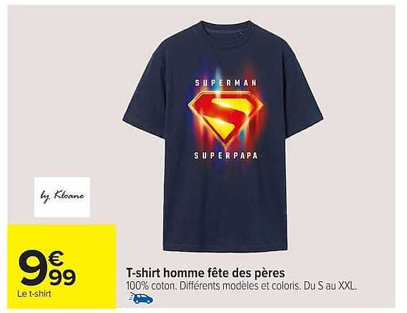 T-shirt homme fête des pères