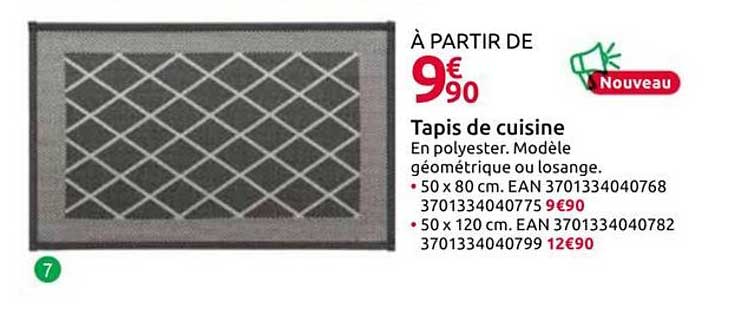 Tapis de cuisine