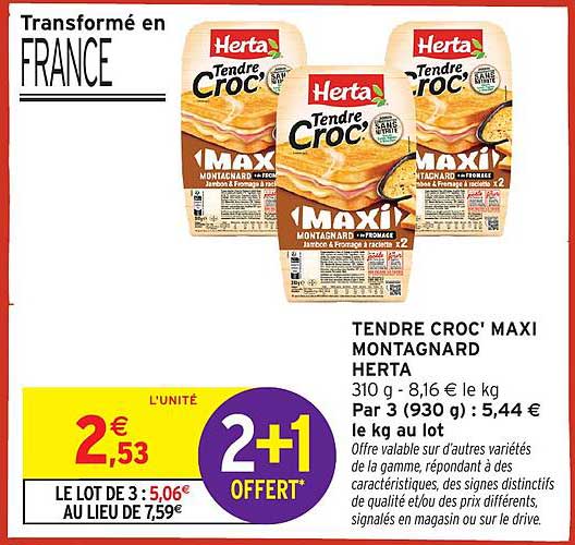 TENDRE CROC' MAXI MONTAGNARD HERTA