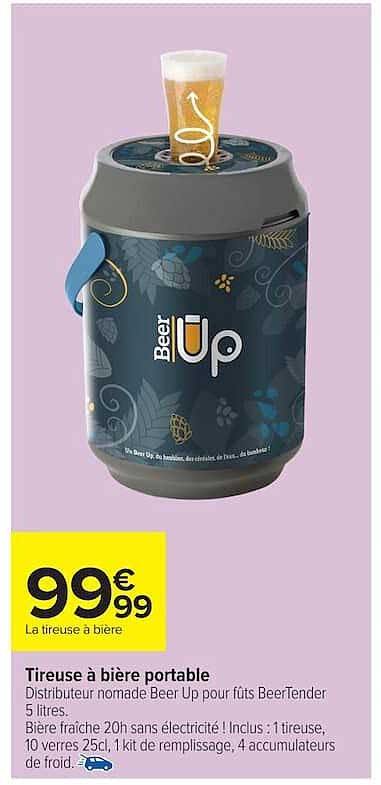 Tireuse à bière portable