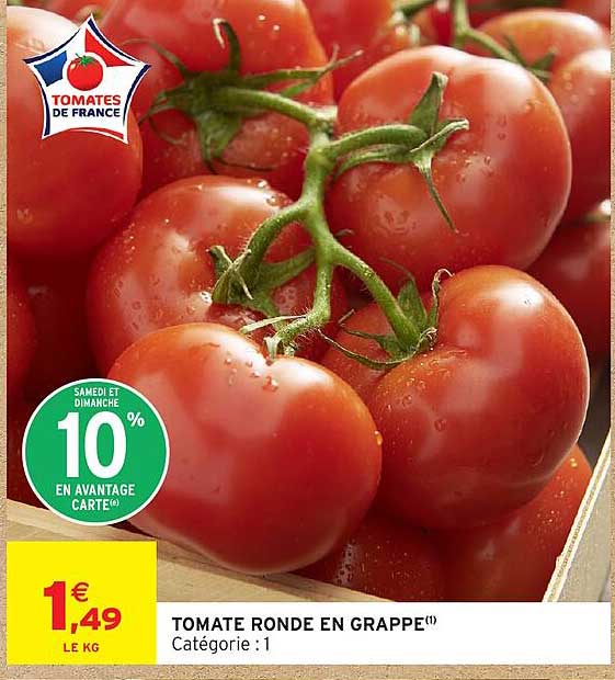 TOMATE RONDE EN GRAPPE