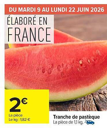 Tranche de pastèque