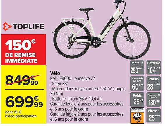 Vélo Réf. : E8600 - e-motive v2