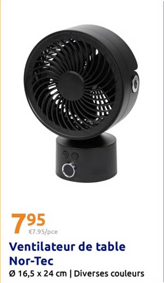 Ventilateur de table Nor-Tec