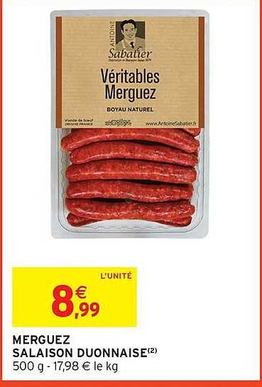Véritables Merguez