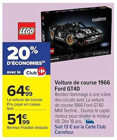 Voiture de course 1966 Ford GT40
