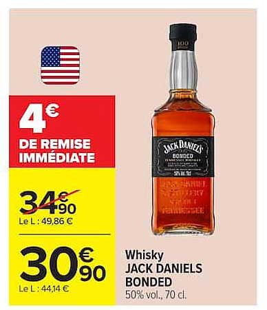 Whisky JACK DANIELS BONDED