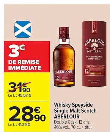 Whisky Speyside Single Malt Scotch ABERLOUR