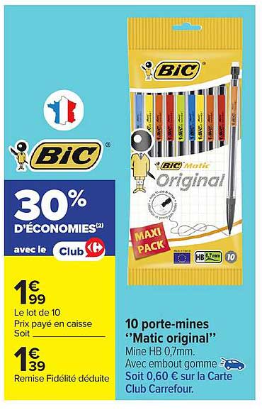 10 porte-mines ‘Matic original’