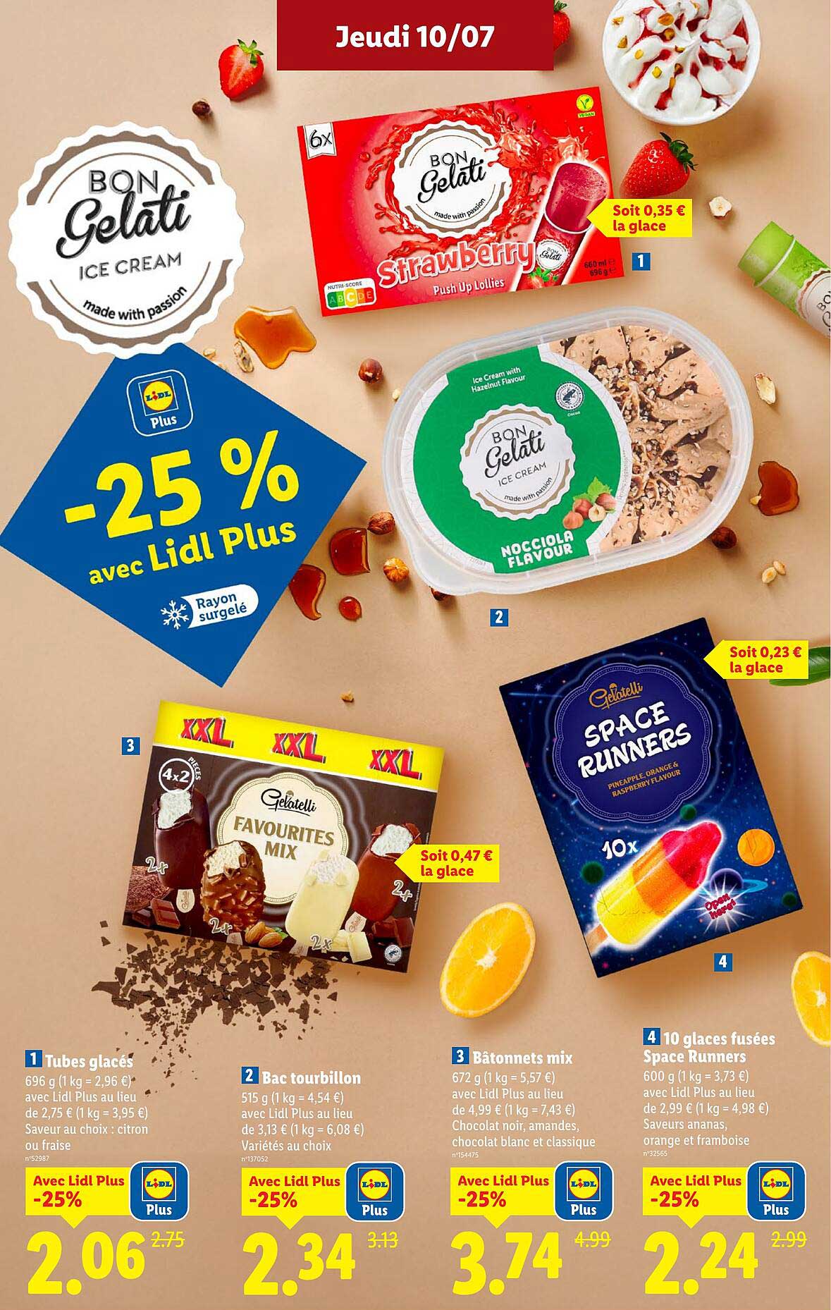 25% de réduction avec Lidl Plus