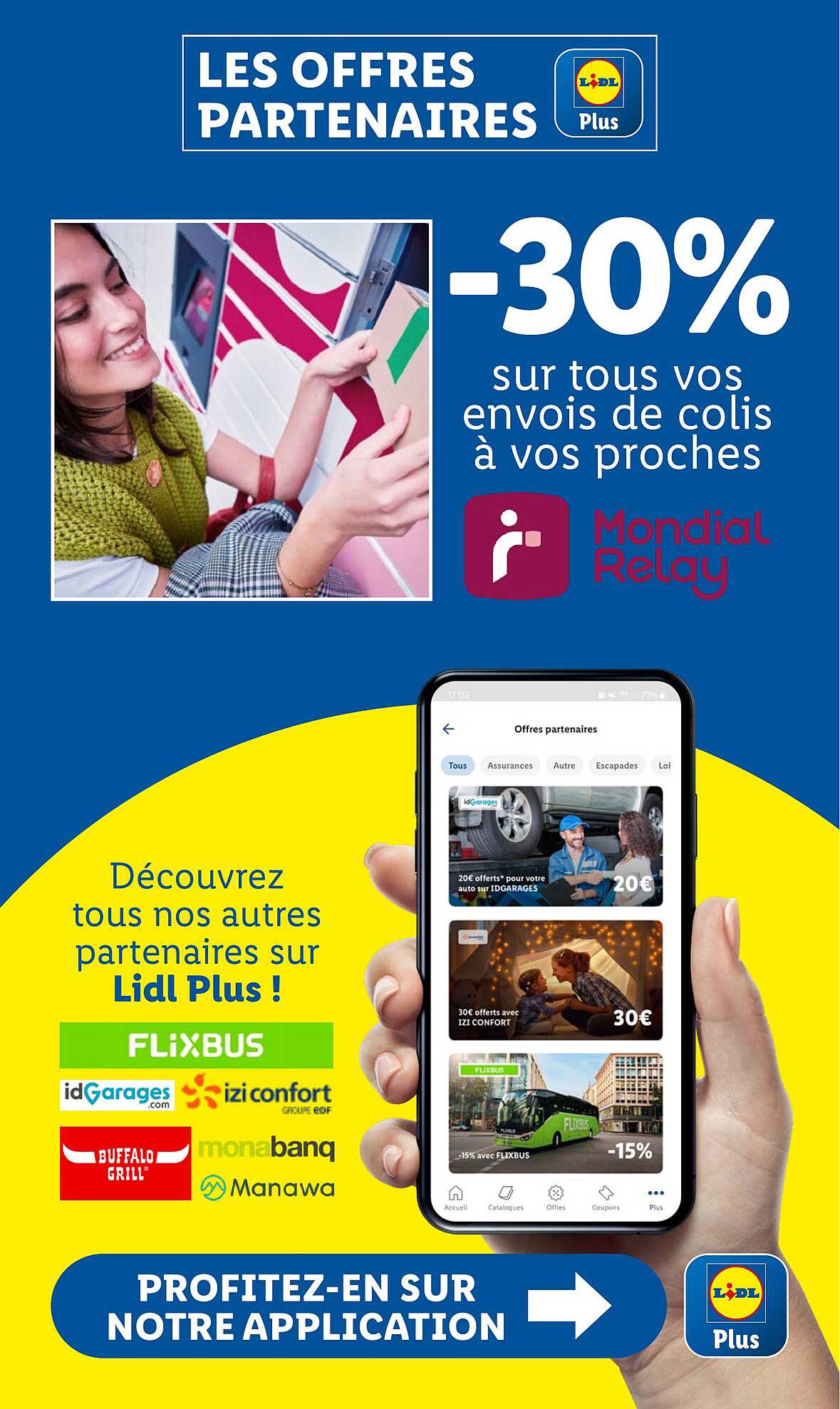 -30% sur tous vos envois de colis à vos proches