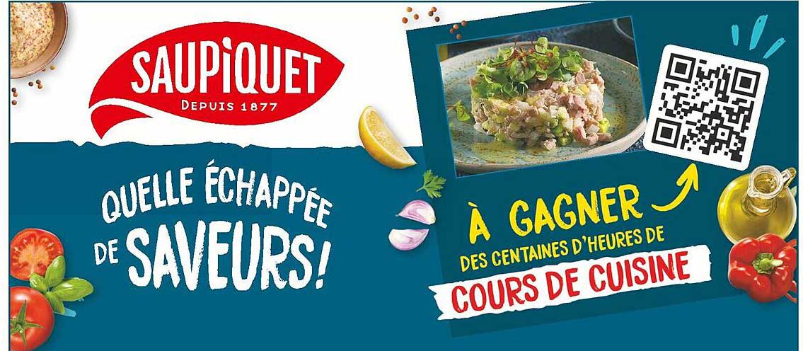 À GAGNER DES CENTAINES D'HEURES DE COURS DE CUISINE