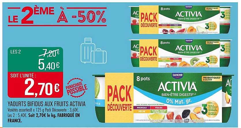 ACTIVIA - Pack Découverte